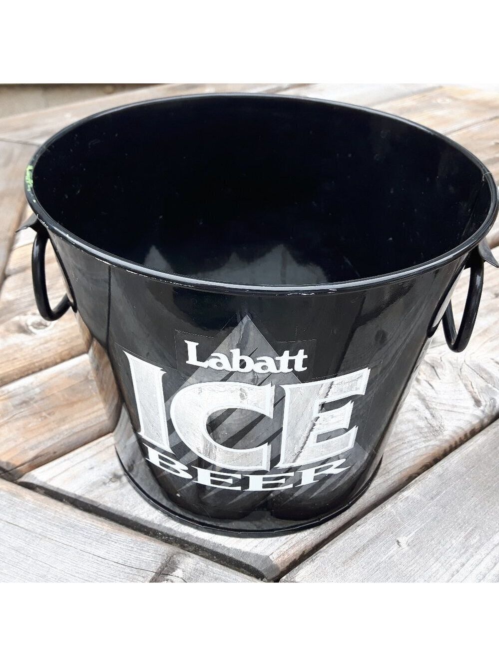Labatt Ice Metal Beer Bucket